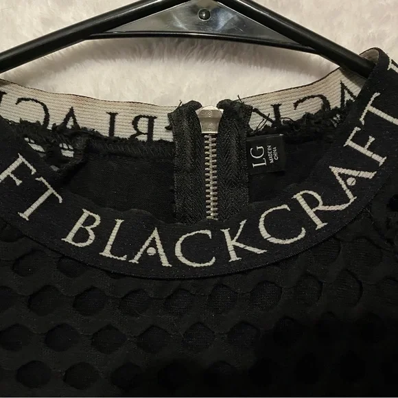Black Craft Cult LG Black Mesh short dress - Picture 2 of 5